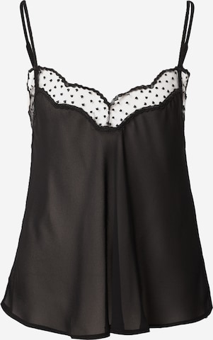 Chemise de nuit 'Emerveille' ETAM en noir : devant