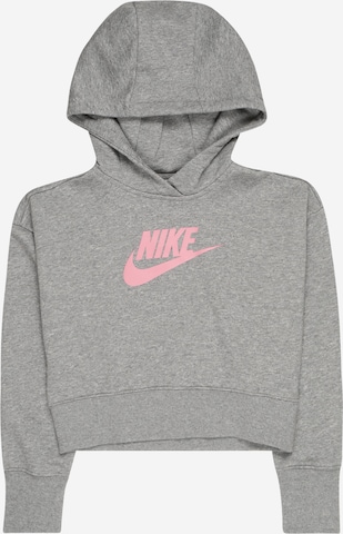 Nike Sportswear Sweatshirt in Grijs: voorkant