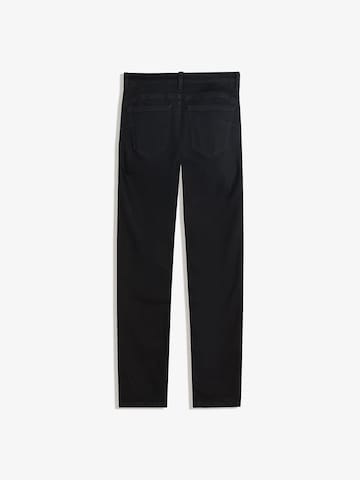 Bershka Skinny Farmer - fekete