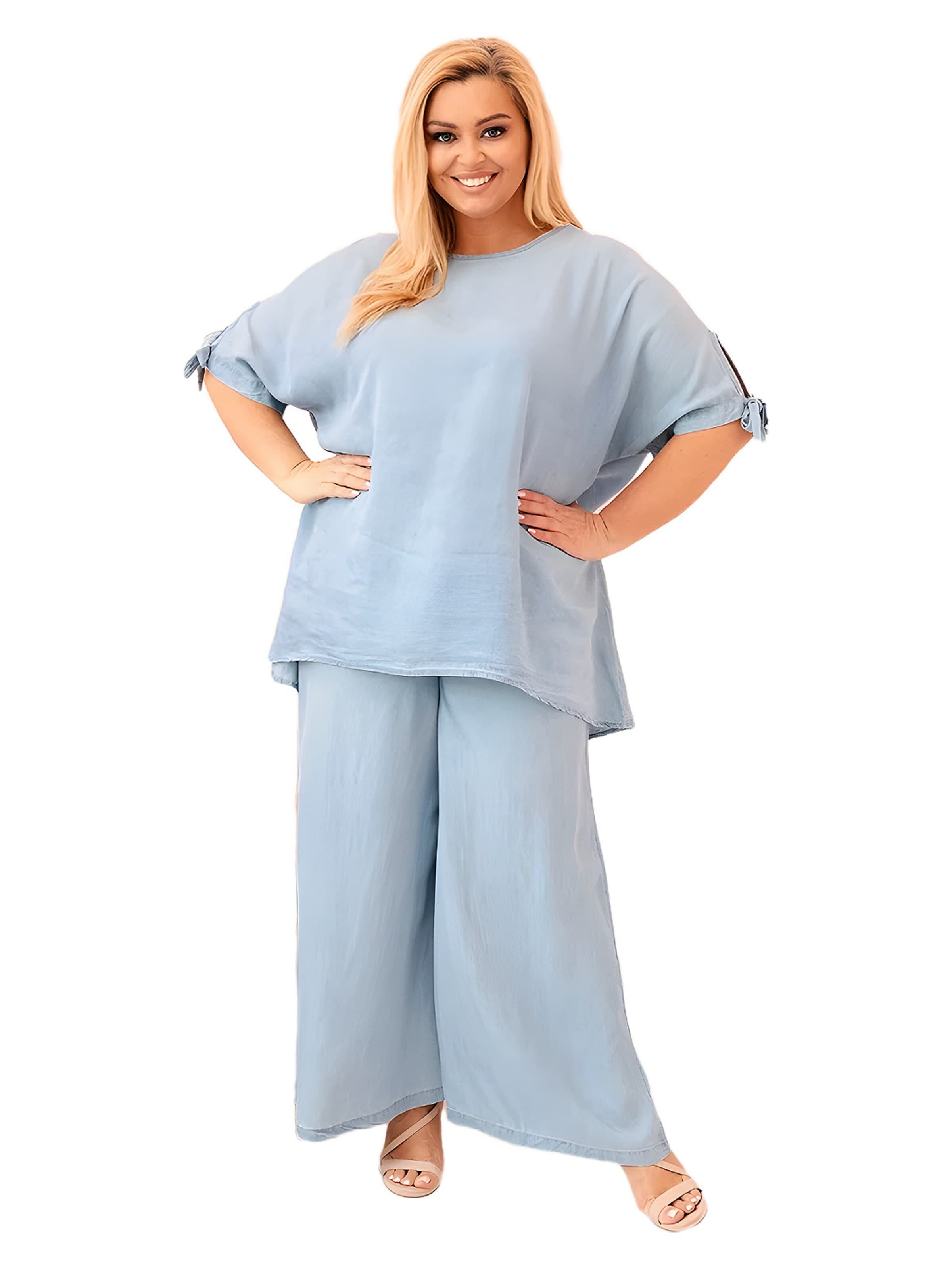 Lumera Domácí oblečení – modrá: přední strana