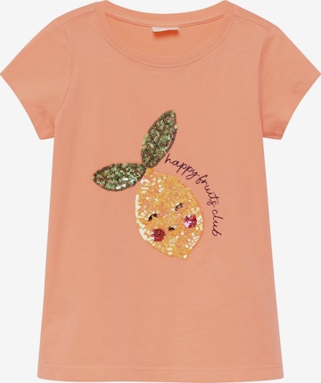 T-Shirt s.Oliver en orange : devant