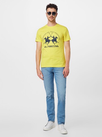 La Martina T-Shirt in Gelb