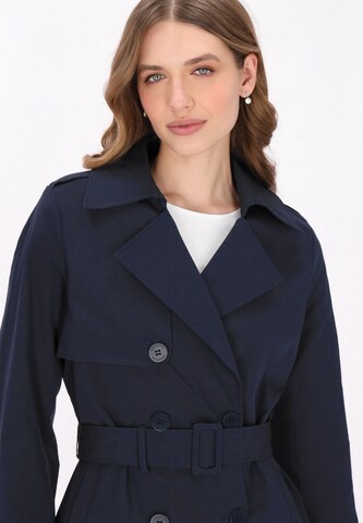 DreiMaster Klassik Mantel 'Classic Look' in Blau