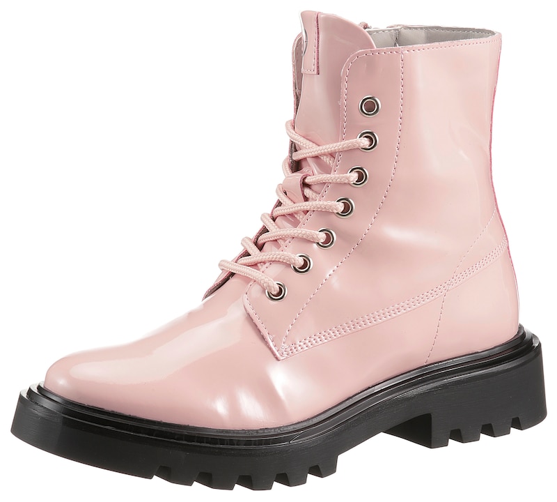 Women Shoes TAMARIS Lace-up ankle boots Light Pink