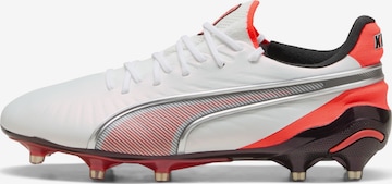 Chaussure de foot 'King Ultimate' PUMA en blanc : devant