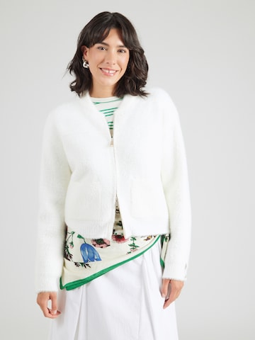 Cardigan 'Bento' RINO & PELLE en blanc : devant