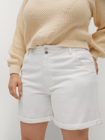 MANGO Loose fit Jeans in White