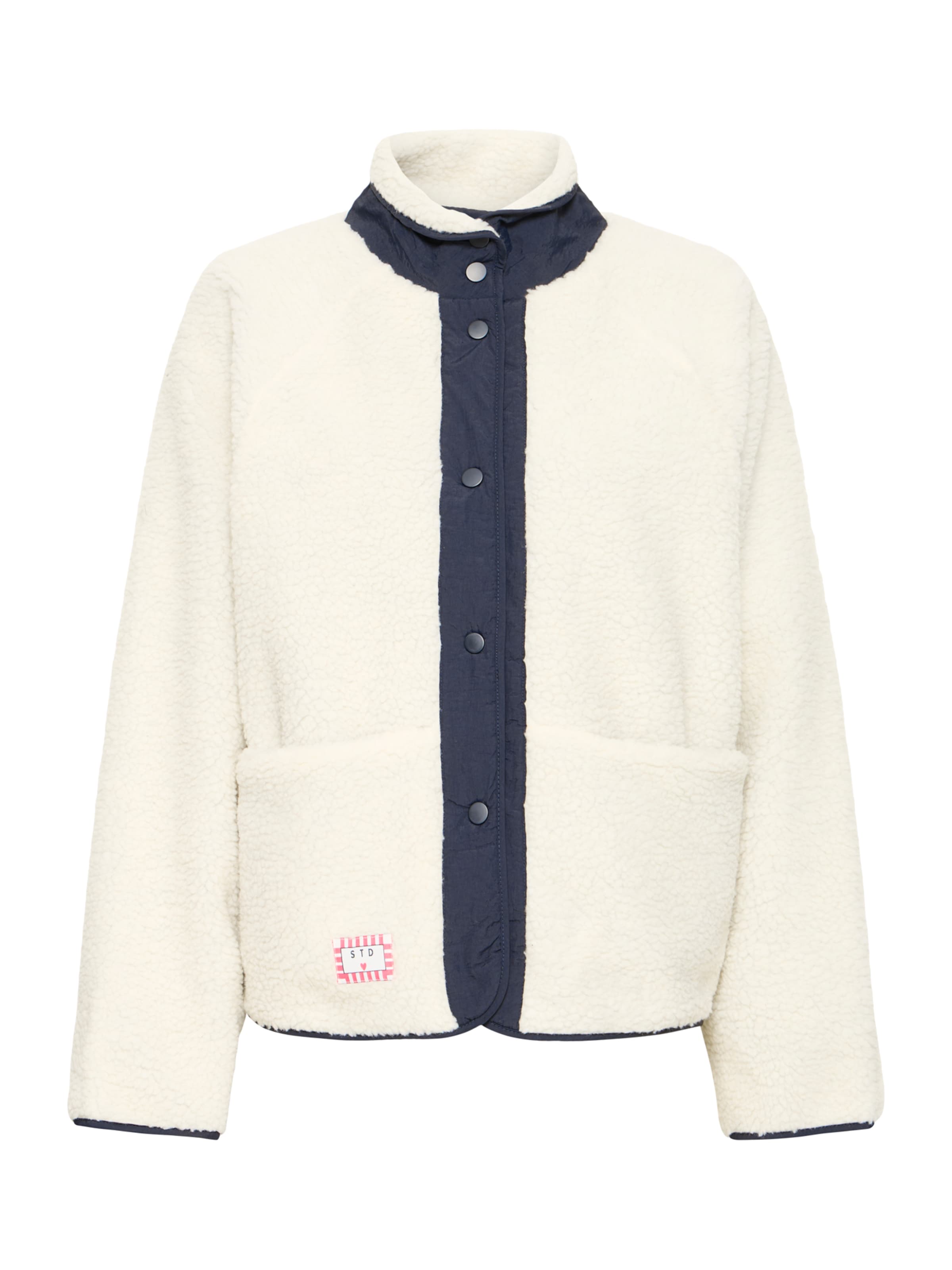 ICHI Between-Season Jacket 'IHXPALMER' in White: front