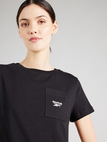 Reebok - Camiseta en negro