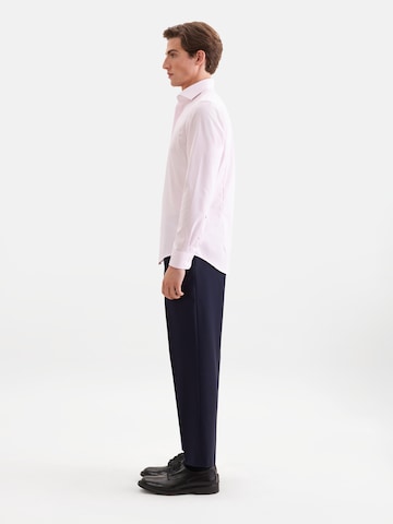 Coupe slim Chemise business SEIDENSTICKER en rose