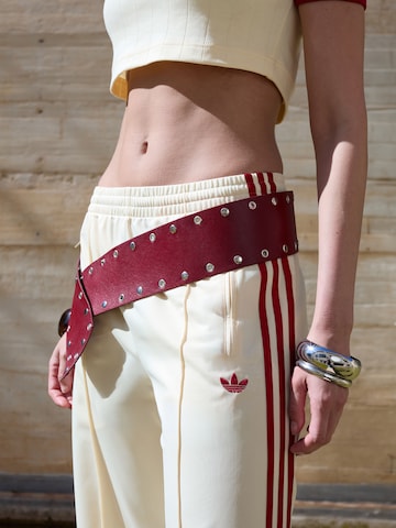 ADIDAS ORIGINALS Wide Leg Hose 'Firebird' in Beige
