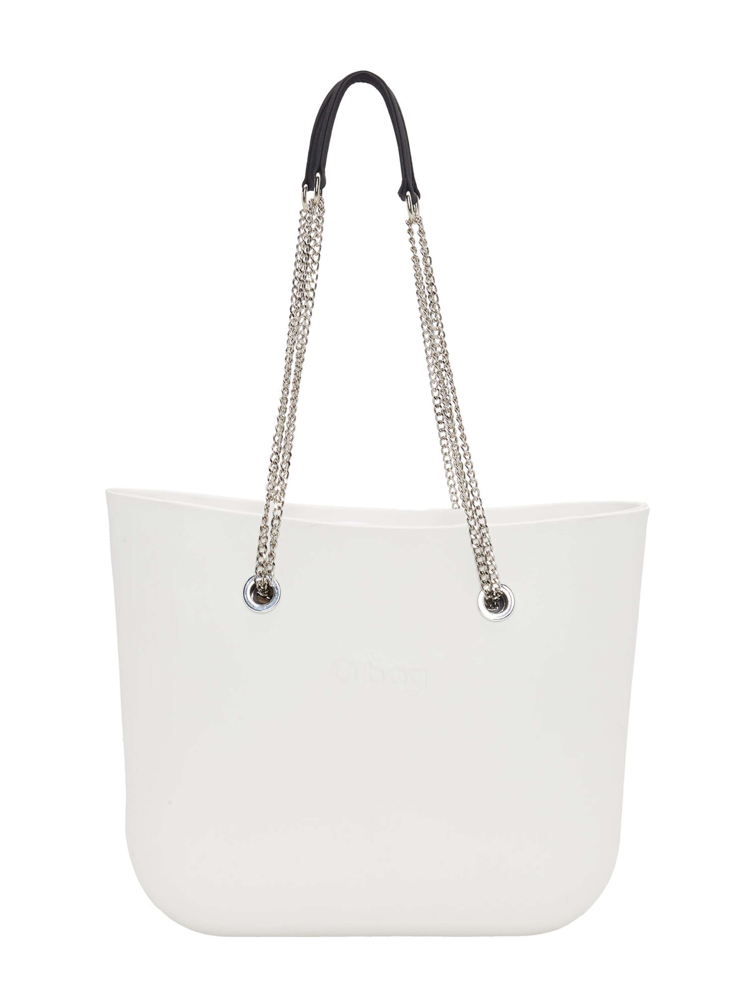 O bag Shopper in White: front