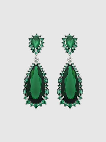 LUXBYLUX Earrings in Green: front