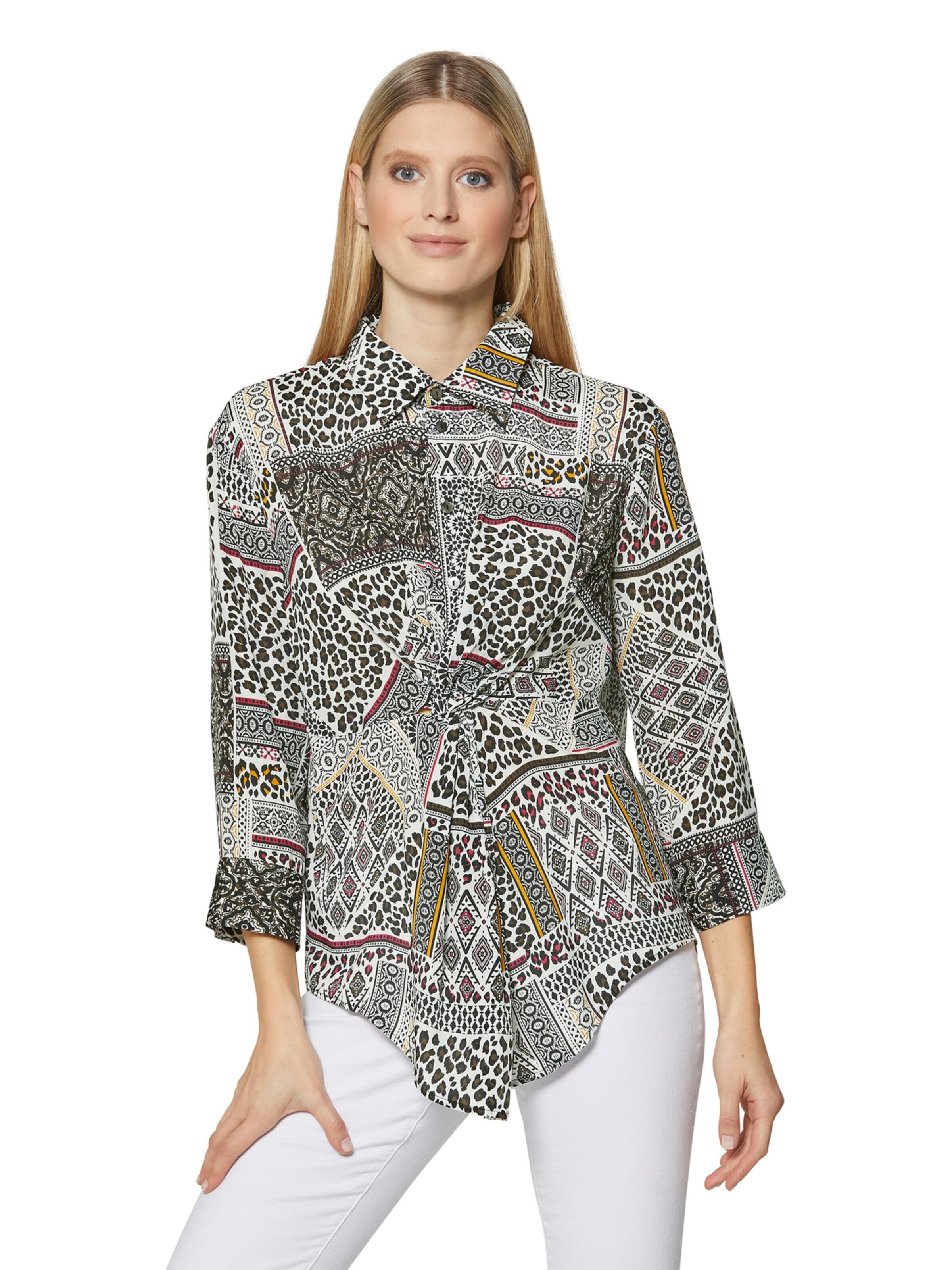 Chemisier MADELEINE en mélange de couleurs : devant