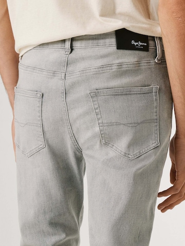 Coupe slim Jean 'FINSBURY' Pepe Jeans en gris