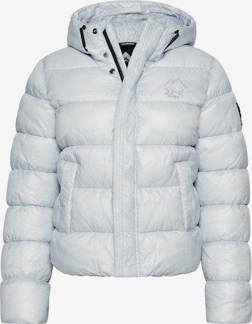 Veste d’hiver Superdry en blanc : devant