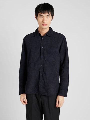 Zadig & Voltaire Regular fit Button Up Shirt 'SERGE' in Blue: front