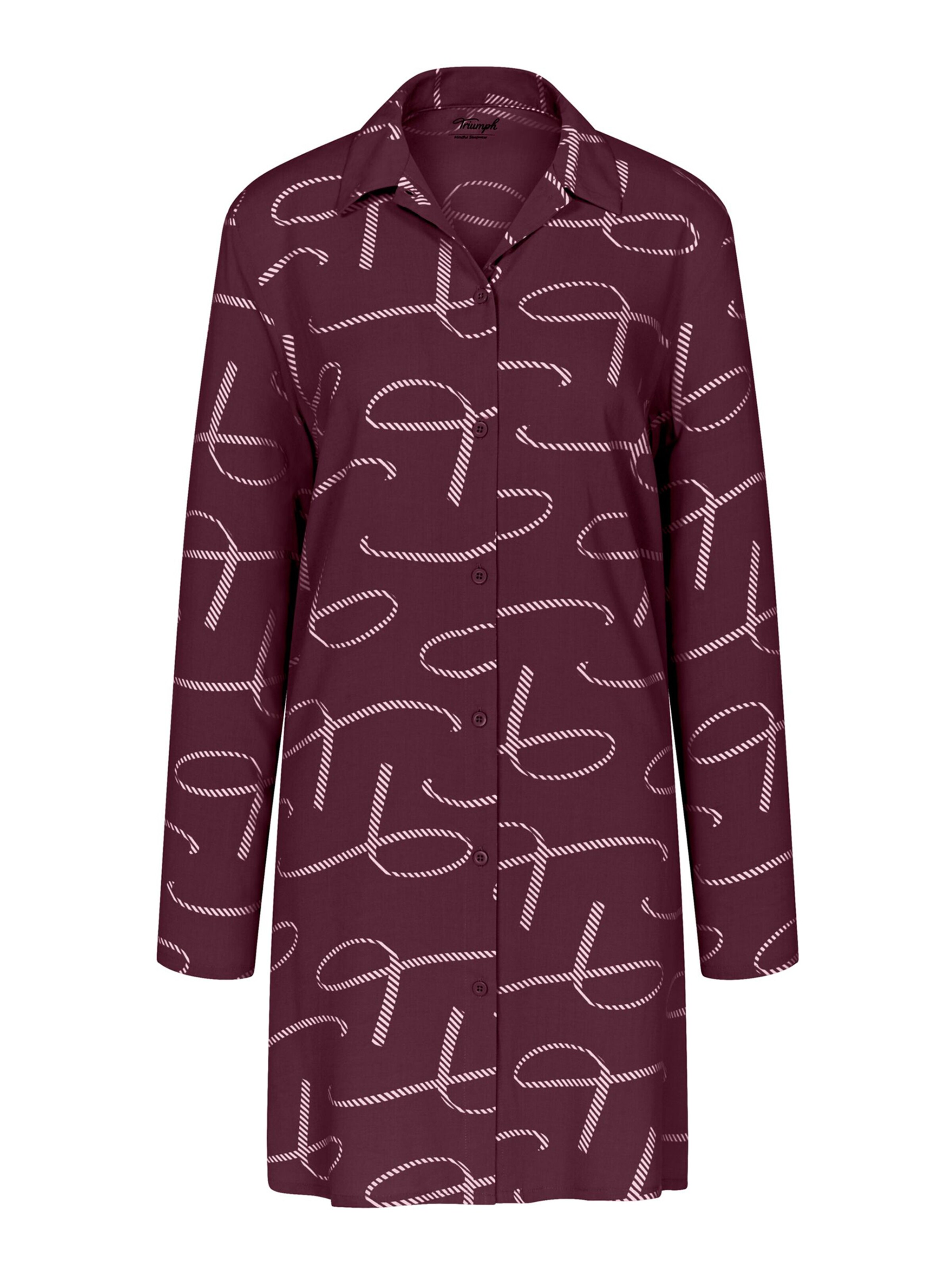 TRIUMPH Nightgown ' Boyfriend ' in Red: front