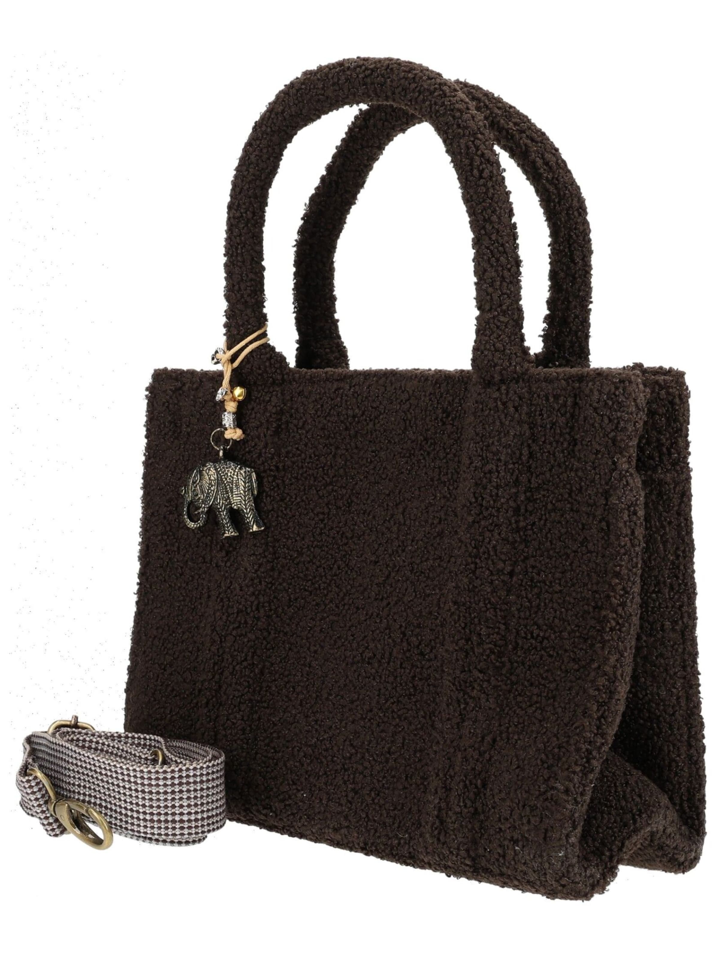 ANOKHI Handtas in Bruin