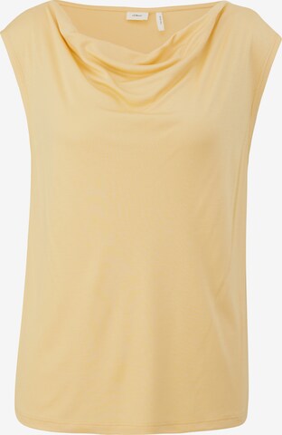 s.Oliver BLACK LABEL - Camisa em amarelo: frente