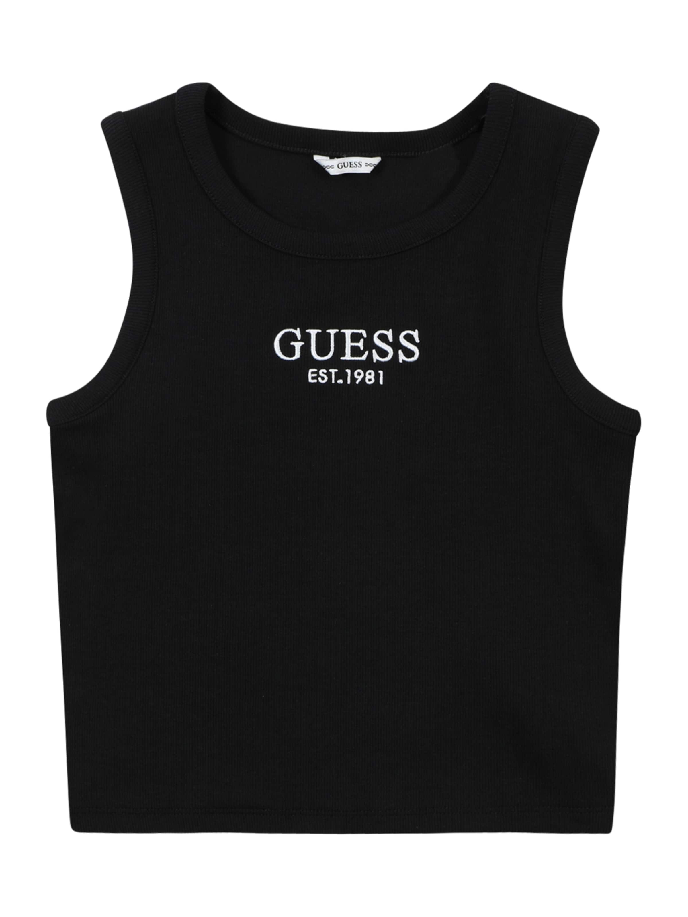GUESS Top in Black: front