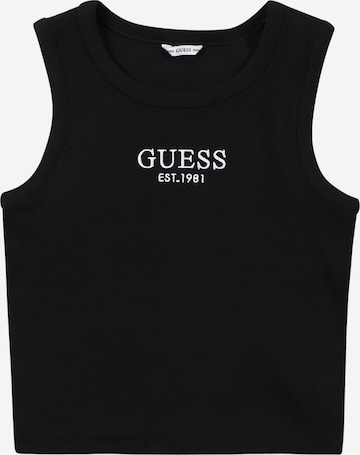 juoda GUESS Palaidinė be rankovių: priekis