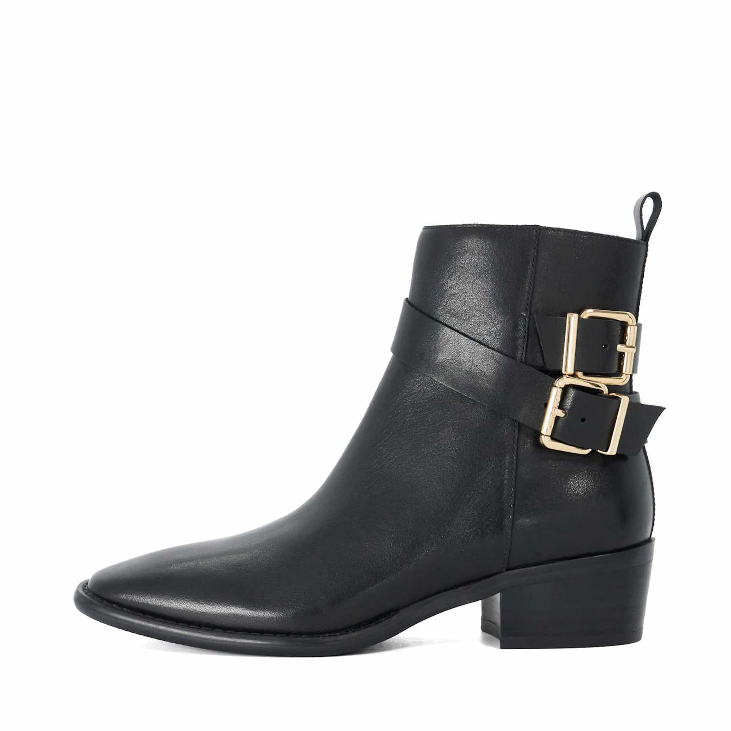Bottines 'Pattin' Dune LONDON en noir : devant