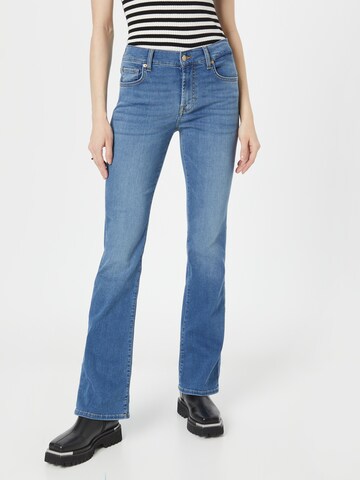 7 for all mankind Bootcut Jeans 'Bair' in Blau: predná strana