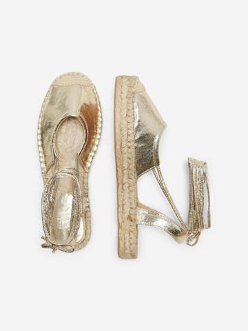 Espadrillas 'EMMA-1' di ONLY in oro