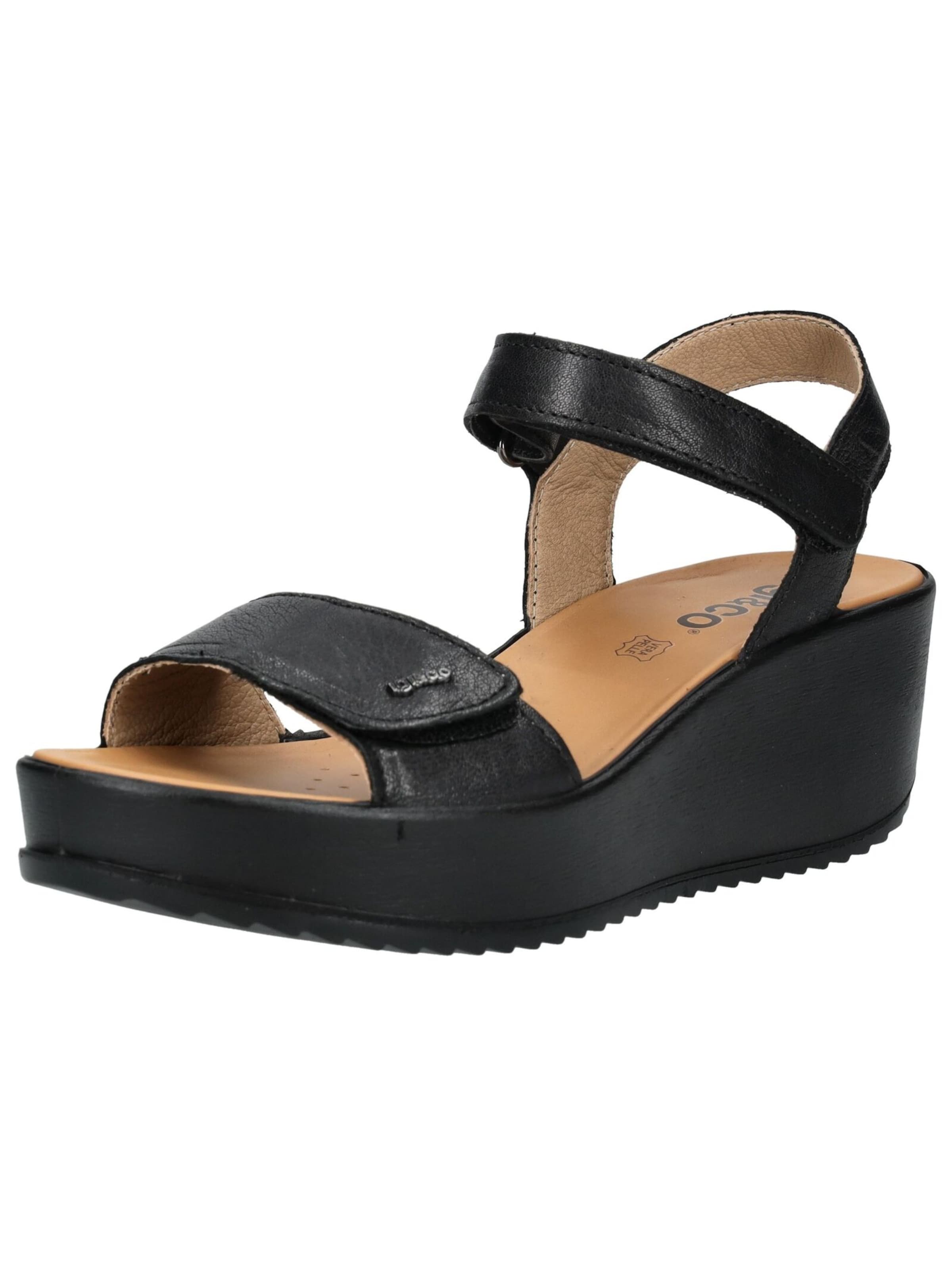 Sandales IGI&CO en noir : devant