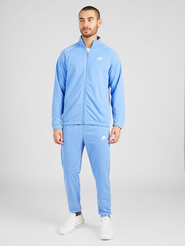 Survêtement Nike Sportswear en bleu : devant