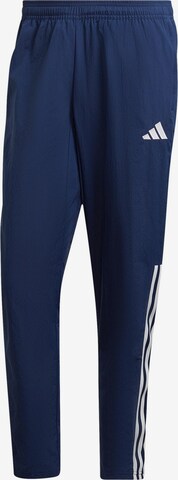 Effilé Pantalon de sport 'Tiro23' ADIDAS PERFORMANCE en bleu : devant