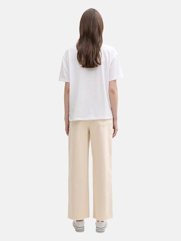 TOM TAILOR DENIM Wide leg Jeans in Wit