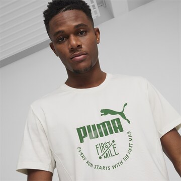 T-Shirt fonctionnel 'First Mile' PUMA en gris