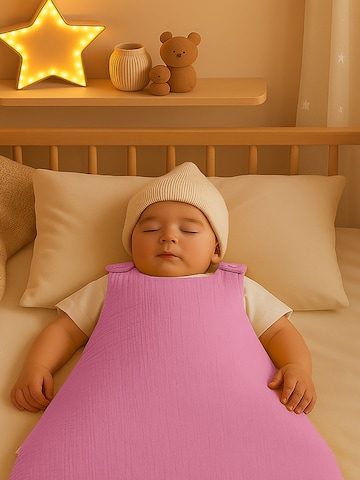 Sac de couchage 'Organic Cotton Winter Sleeping Bag' PAPATE en rose