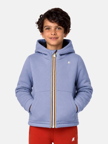 K-Way Zimní bunda 'K-WAY KIDS P.JACK SPACER NYLON DOUBLE GIUBBINO' – modrá