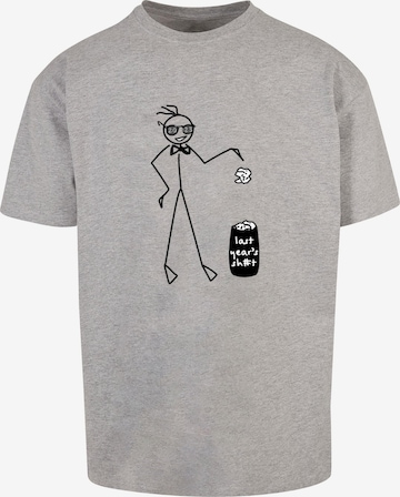 T-Shirt 'Last Year' Merchcode en gris : devant