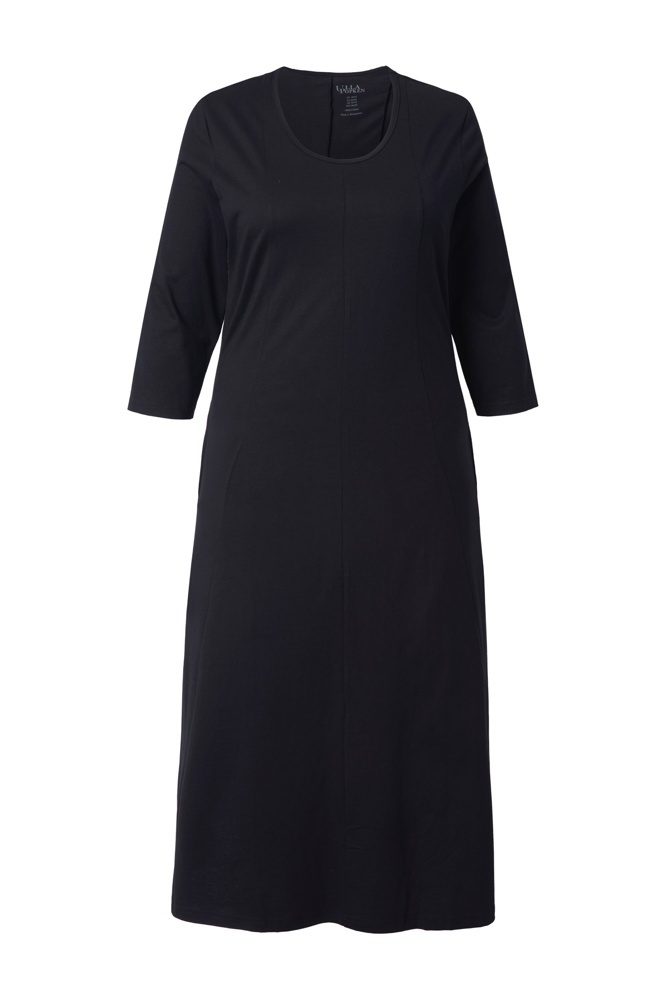 Ulla Popken Kleid in Schwarz: Vorderseite