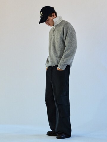 Baggy Pantaloni cargo di Bershka in blu