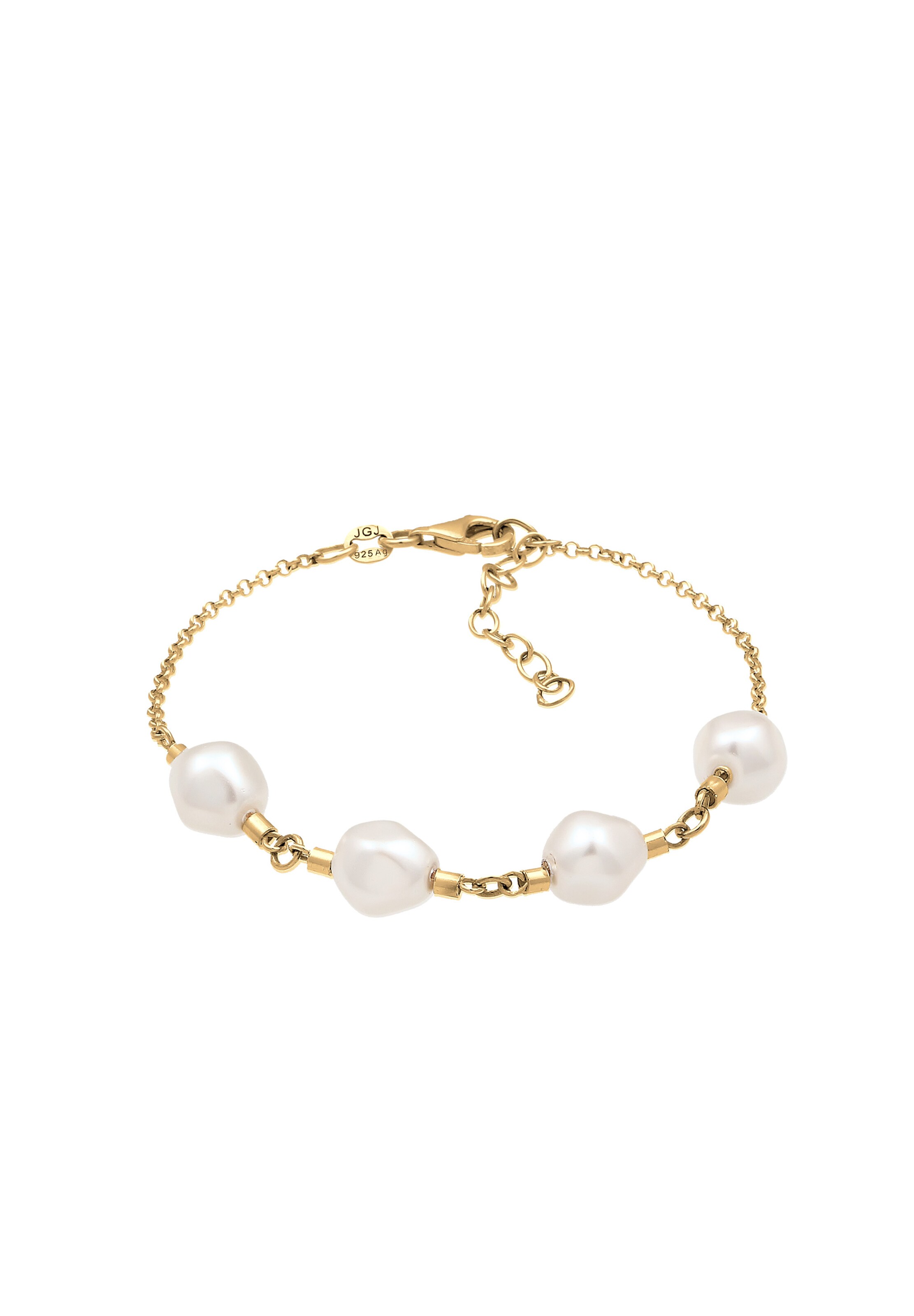 ELLI Armband in gold / perlweiß, Produktansicht