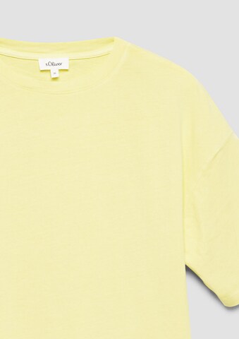s.Oliver T-Shirt in Gelb