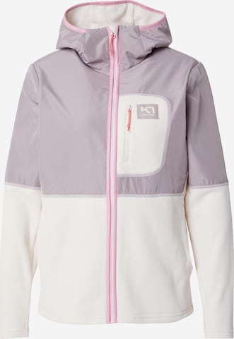 Kari Traa Toiminnallinen fleecetakki värissä beige: etupuoli