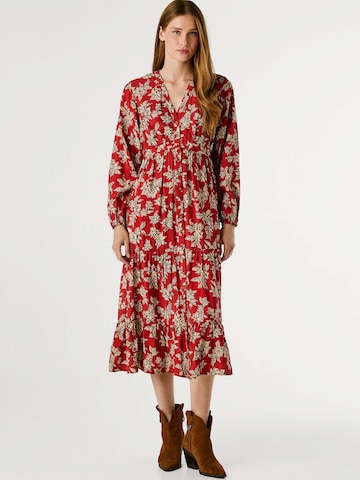 Pepe Jeans Jurk 'Poliana' in Bruin