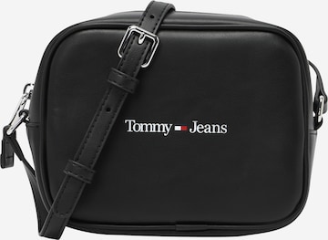 Tommy Jeans Чанта с презрамки в черно: отпред