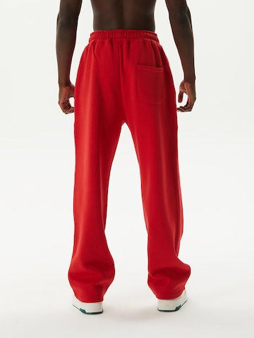 Ossy Homer Loosefit Sporthose 'Heavy Cotton 450 GSM N1Y013' in Rot