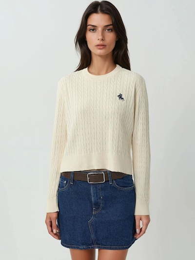 Hiccup Pull-over 'Pullover' en S en blanc, Vue avec produit