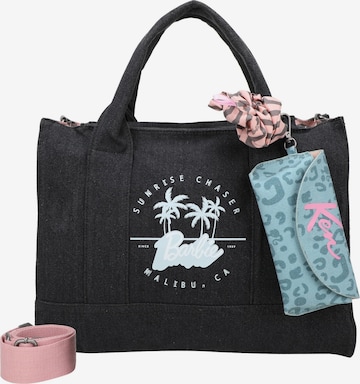 Fritzi aus Preußen Shopper 'Limited Barbie Malibu' in Schwarz: Vorderseite