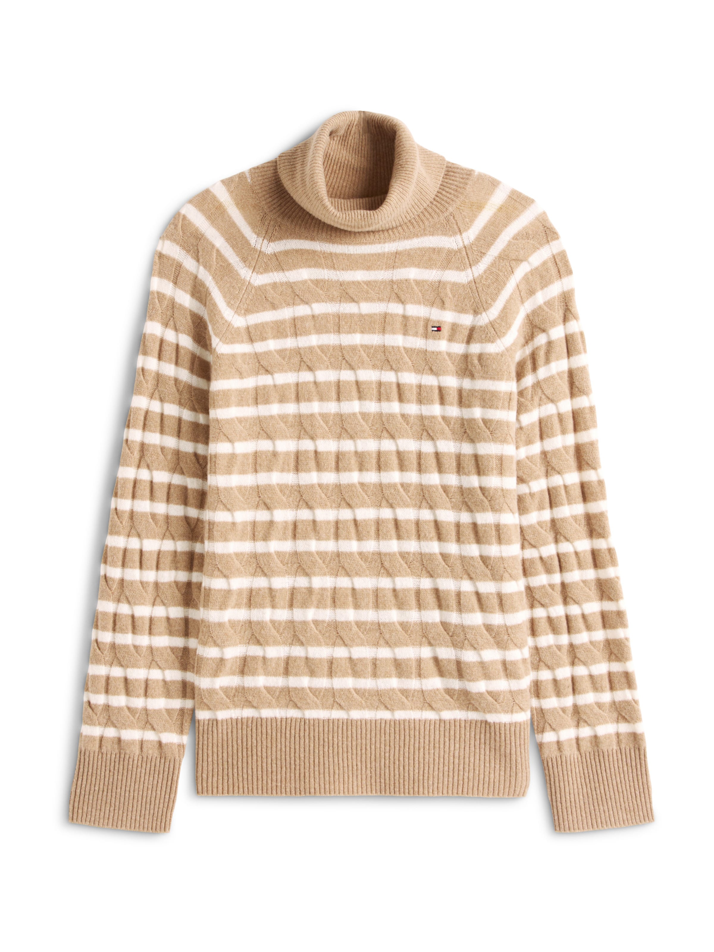 TOMMY HILFIGER Svetr – béžová: přední strana