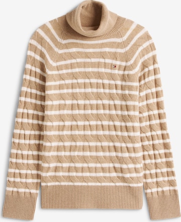 Pull-over TOMMY HILFIGER en beige : devant