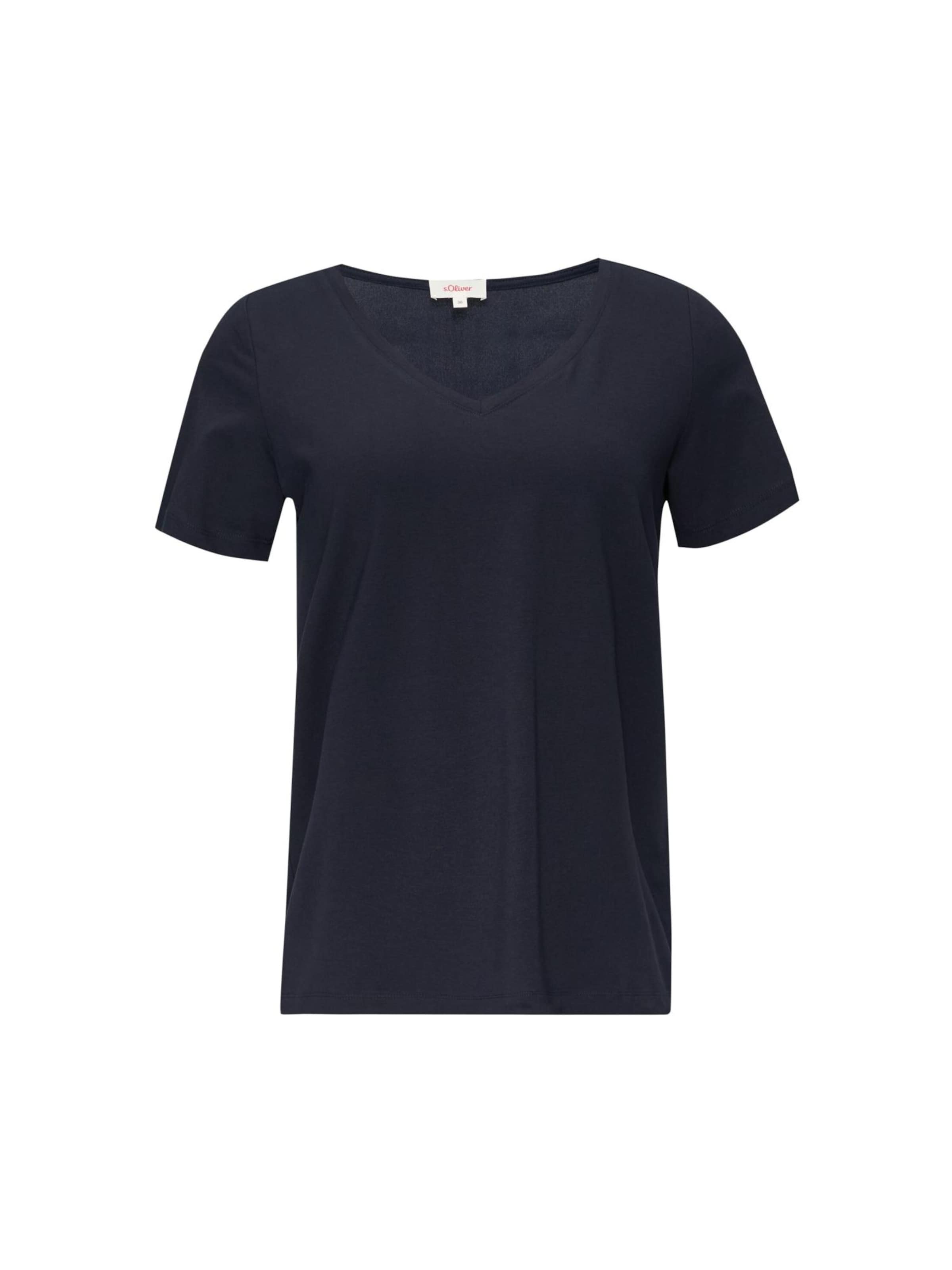 s.Oliver Shirt in L in de kleur Marine, Productweergave